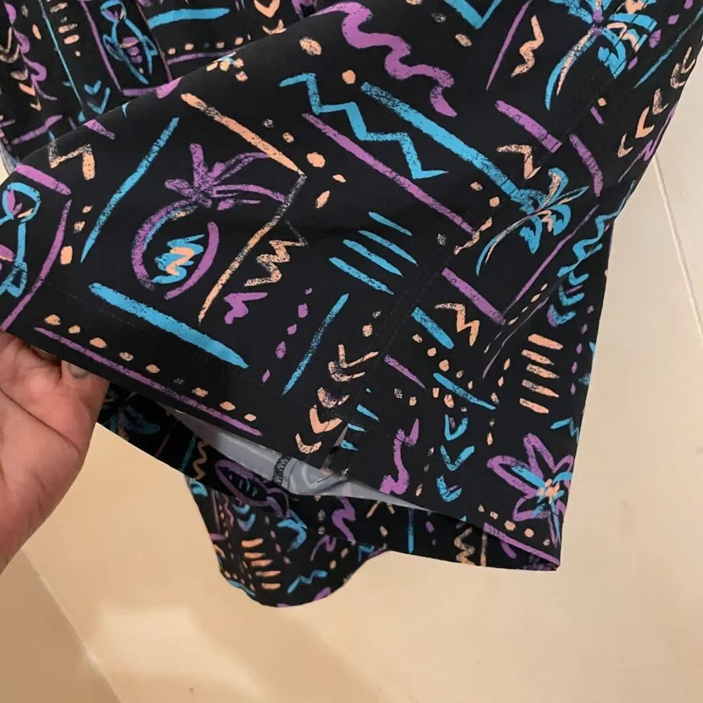 Men's CHUBBIES 80s Scribble Print SWIM TRUNKS SHORTS  2XL 7